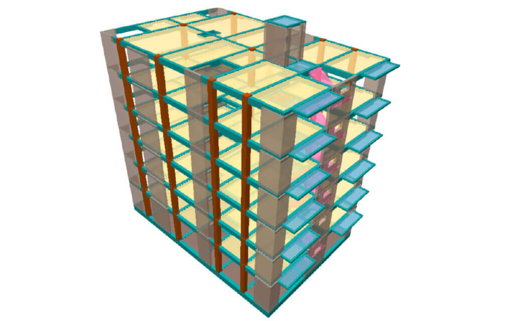 diseño estructural caja de ascensor