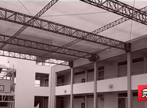 Diseño de un colegio 2 niveles con cubierta metálica