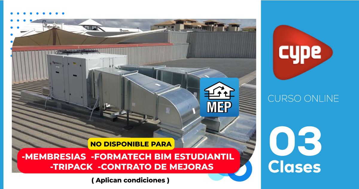 Envolvente térmica y Climatización en edificios aplicando CYPECAD MEP