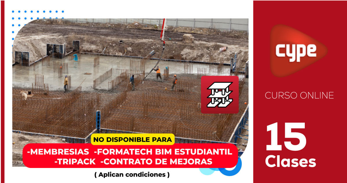 Certificación en CIMENTACIONES con metodología CAD y BIM