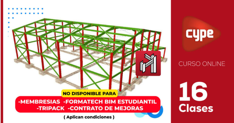 Certificación en CYPE 3D con metodología CAD y BIM