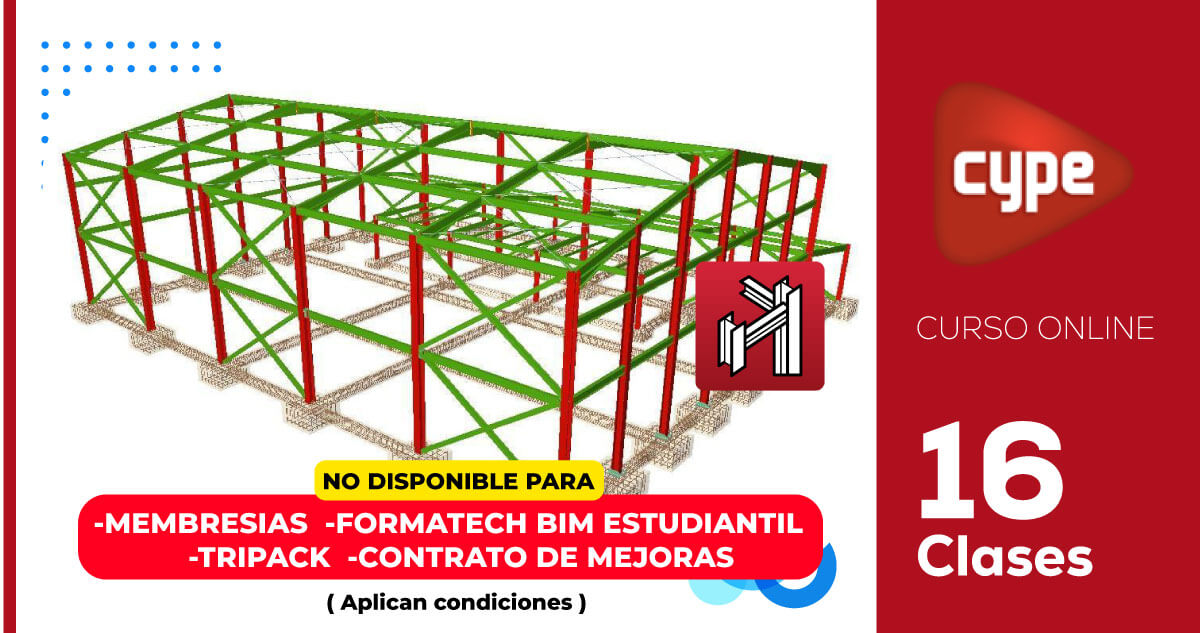 Certificación en CYPE 3D con metodología CAD y BIM