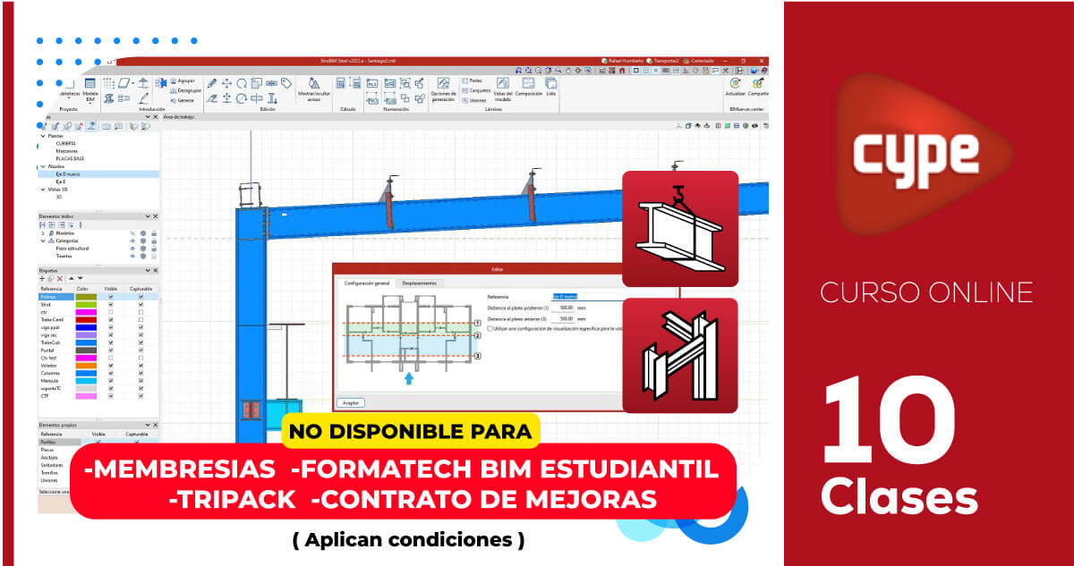 Certificación en StruBIM Steel