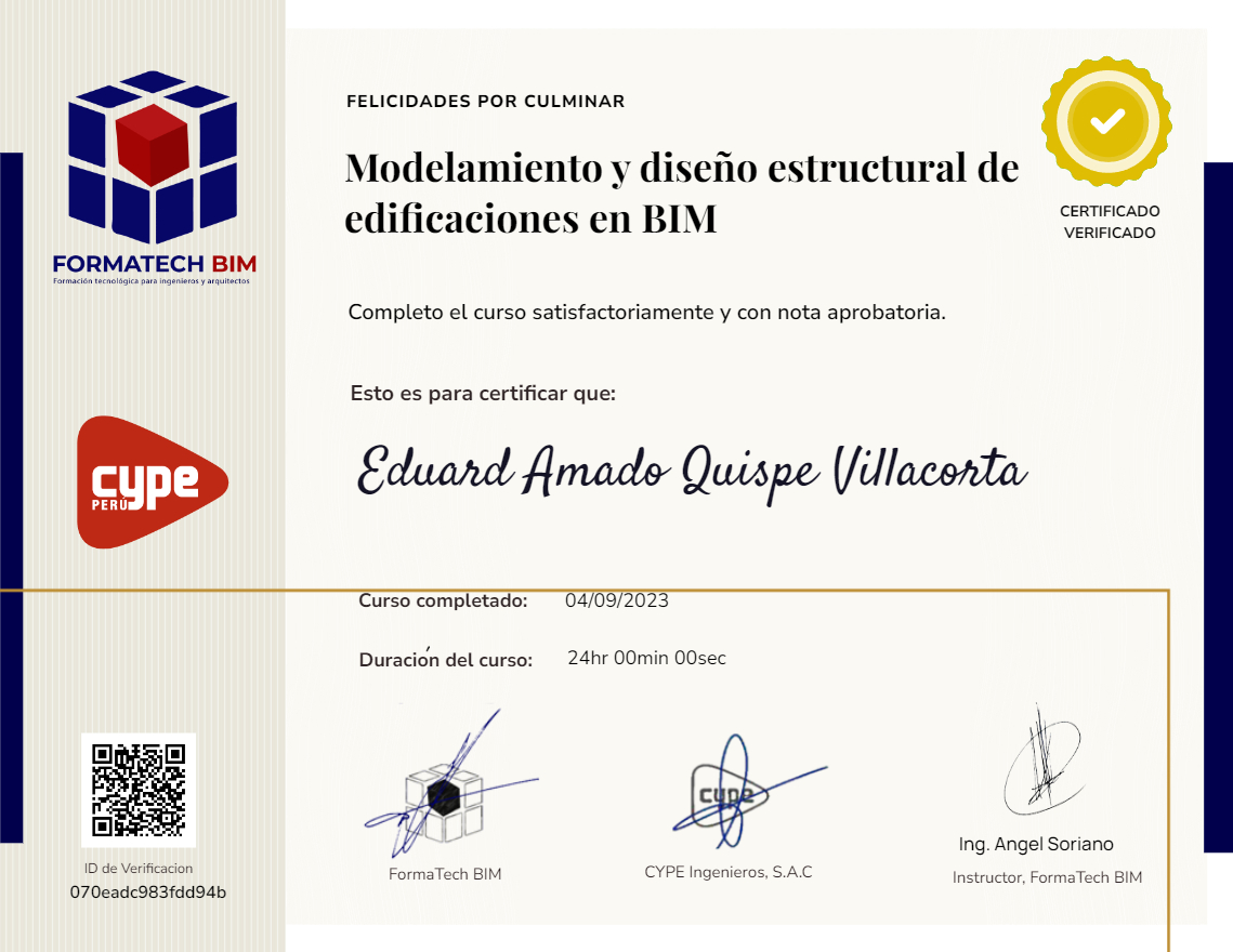 Modelamiento y diseño estructural de edificaciones en BIM